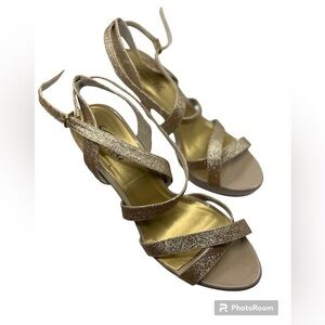 Camille La Vie glitter shoes size 9M